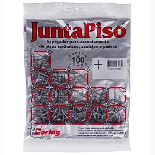 ESPACADOR JUNTAPISO 1,5MM COM 100 PECAS CORTAG (60555)