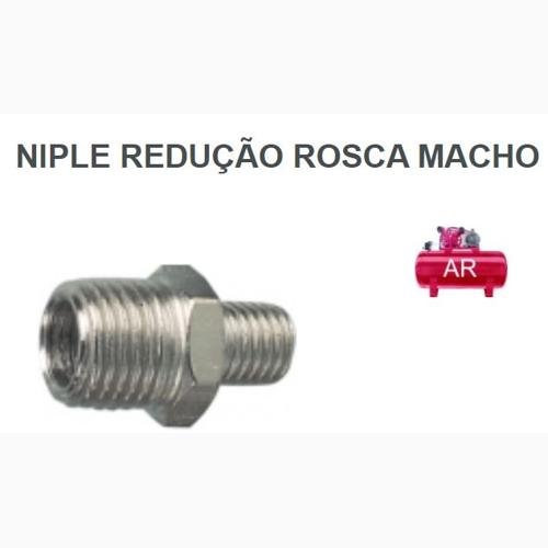 NIPEL REDUCAO 1/8 X 1/4 ROSCA MACHO RF (0218100010)