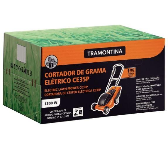 CORTADOR DE GRAMA ELETRICO 1300W/220V 60HZ TRAMONTINA (79661/151)